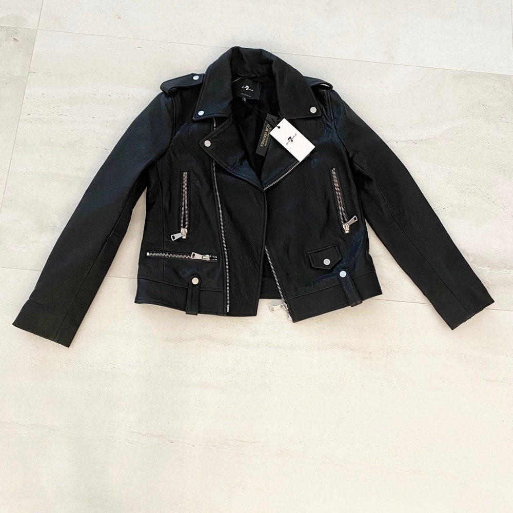 7 For All Mankind ~ Real Leather Jacket ~